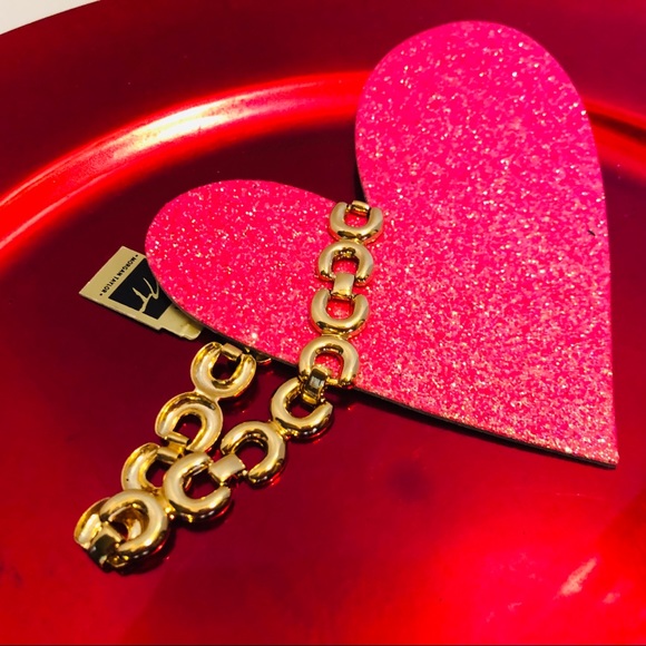 📦MORGEN TAYLOR-NWT gold tone link bracelet 🌷 - Picture 1 of 6